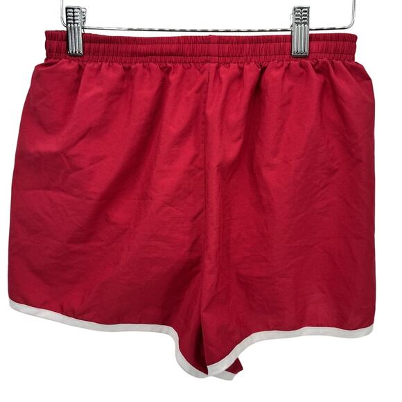Athleta Running Shorts Womens Small Red White Lined Activewear Made in USA VTG? - Picture 2 of 9